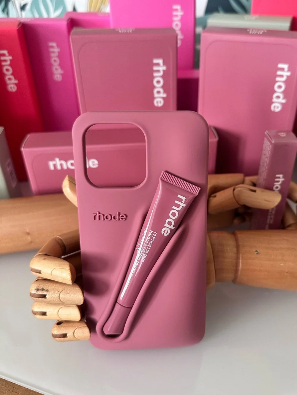 NEW Rhode Mauve Silicone Phone Case | Salty Tan NIB iPhone 15 Pro Max
